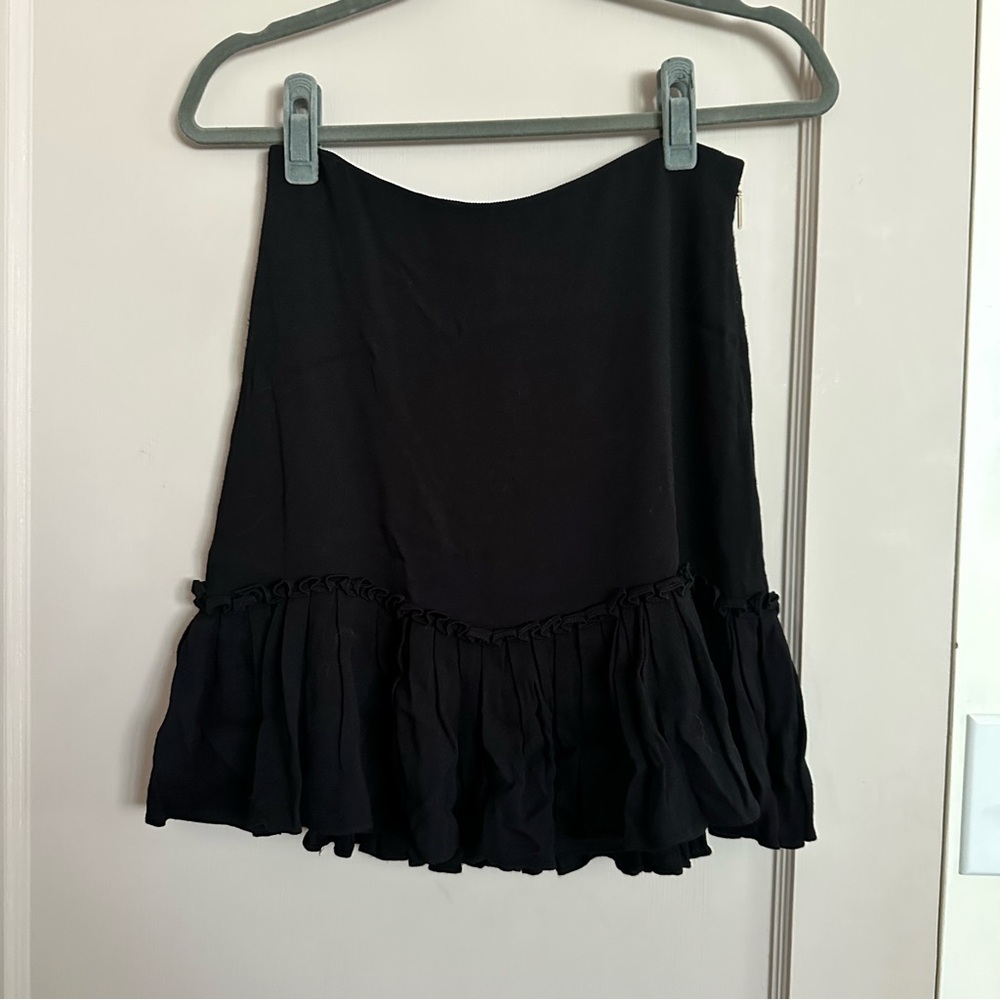 Kate Spade Black Pleated Skirt